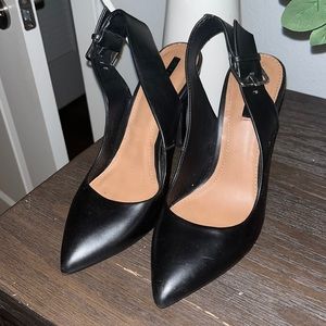 Zara Trafaluc Heels! Black Leather